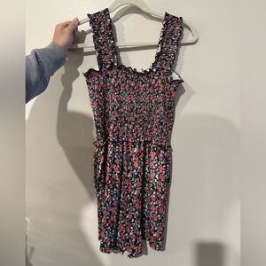 Floral Smocked romper